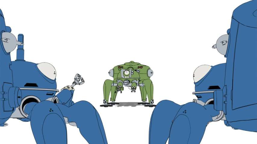 Snapshot for Ghost in the Shell: Stand Alone Complex - Solid State Society: Uchikomatic Days Episode 1