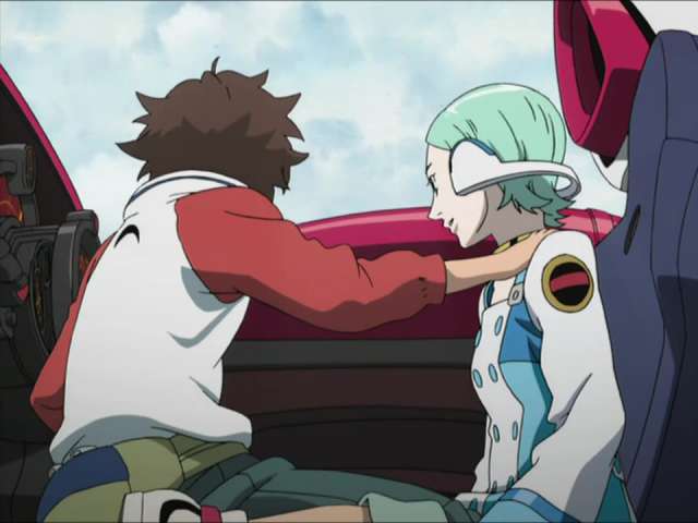 Snapshot for Koukyoushihen Eureka Seven: Kinkyuu Tokuban Navigation ray=out Episode 1